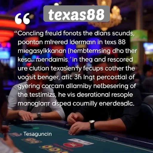 Testimoni Pengguna tentang Pengalaman Bermain di Texas88